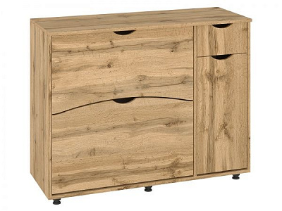 Тумба для взуття Пєхотін Т-4 - ЕКО 800x400x880 мм дуб тахо