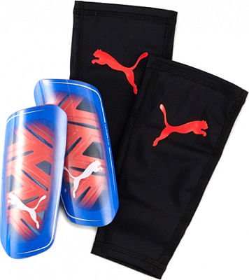 Щитки футбольные Puma ULTRA Flex Sleeve р. XS синий 03083005