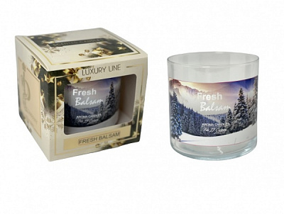 Свеча ароматическая Pako-If Luxury Line (М ) Fresh Balsam 420 г 