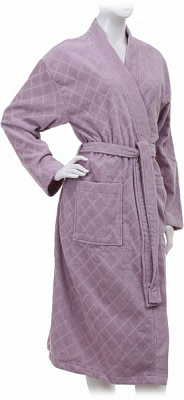 Халат домашній жіночий Durutex Velour р. XL світло-бузковий