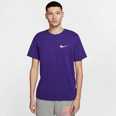 Футболка Nike M NK SB TEE PKT MINI TRUCKIN CD2099-547 S фиолетовый
