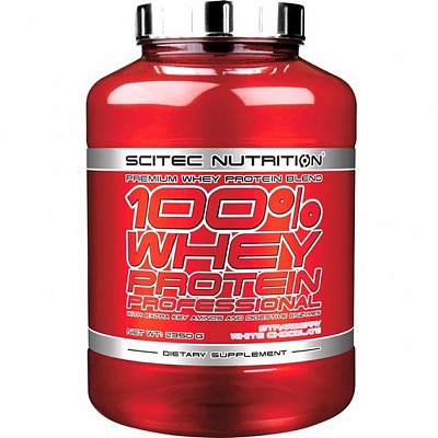 Протеин Scitec Nutrition Whey Protein Proffesional клубника 2,35 кг 