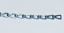 Цепь 0,9 мм 1 м декоративная штампованная цинк DIN 5279