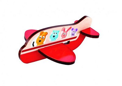 Пазл дерев’яний Hape 3Д Літак