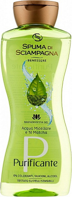 Гель-пена Spuma di Sciampagna Мицелярная вода и чай матча 500 мл