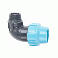 Коліно SantehPlast 25 мм ЗР 3/4, кут 90