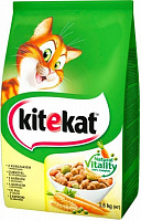 Корм Kitekat с курицей и овощами 1,8 кг