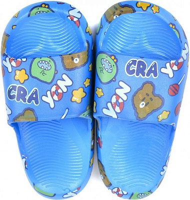 Шлепанцы для мальчика Ningbo Зайчик р.32-33 голубой 