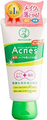 Крем-гель для умывания Mentholatum + средство для снятия макияжа 130 г