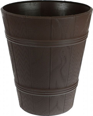 Горшок пластиковый Elsa Дерево Пальма-4 круглый 20л коричневый 