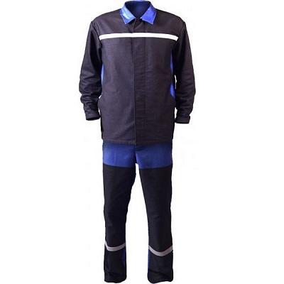 Костюм сварщика Trident молескин р. XXL рост 3-4 черно-синий