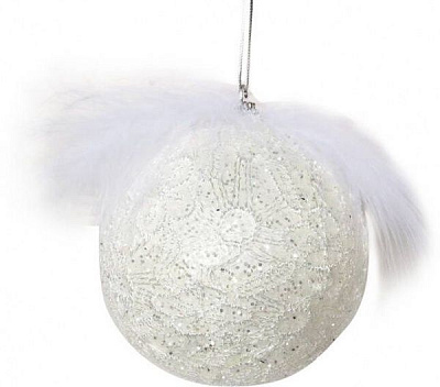 Шар пенопластовый Воздушный 10 см белый