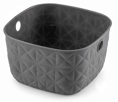 Корзина для хранения Curver 258722 темно-серая Softex XS 3 л 111x194x194 мм
