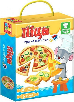 Игра магнитная Vladi Toys Пицца VT3004-02