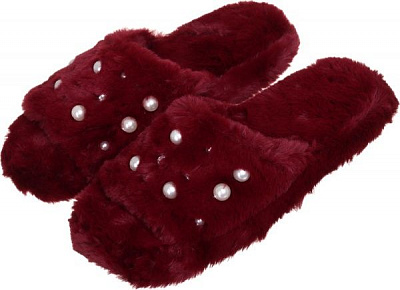 Капці домашні La Nuit Home Перлини р. 40 винний