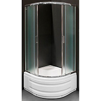 Душевая кабина Polaris Madeira 100x100 профиль хром, стекло матовое