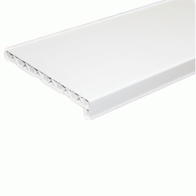 Підвіконня пластикове 5950х250 мм біле