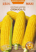 Насіння Семена Украины кукурудза цукрова Спокуса F1 15г (4823099803651)