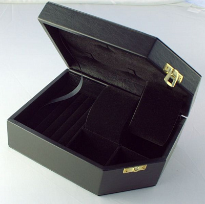 Скринька для прикрас Аполлон 205x154x80 мм чорна