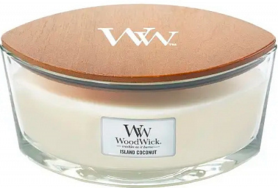 Свеча ароматическая Woodwick Ellipse Island Coconut 453 г 