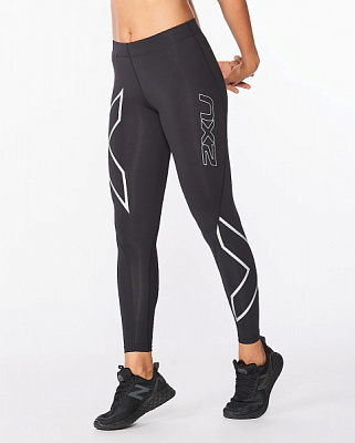 Лосины 2XU Core Compression Tights WA4173b_BLK/SIL р.S-T черный