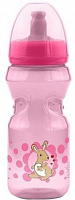 Пляшечка-непроливайка Nuvita 370 мл рожева NV1453Pink