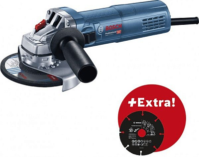 Болгарка (кутова шліфмашина) Bosch Professional GWS 9-125 S 0601396123 + твердосплавний відрізний диск «Multiwheel»
