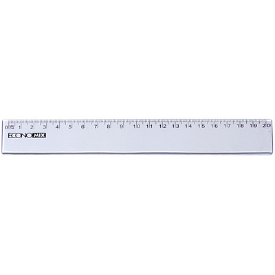 Линейка E81303 20 см Economix