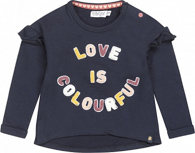 Свитшот для девочки Dirkje р.98 синий U44364-35 