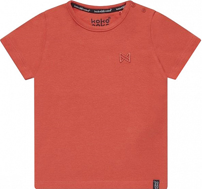 Футболка для мальчиков Koko Noko Nigel р.134–140 неоновый коралловый WN816 
