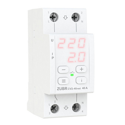 Реле напруги ZUBR CV2-40 red