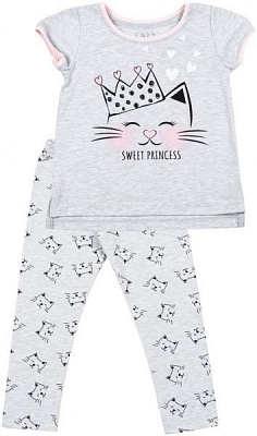 Комплект детской одежды Фламинго Котики р.92 серый 935-428-4 