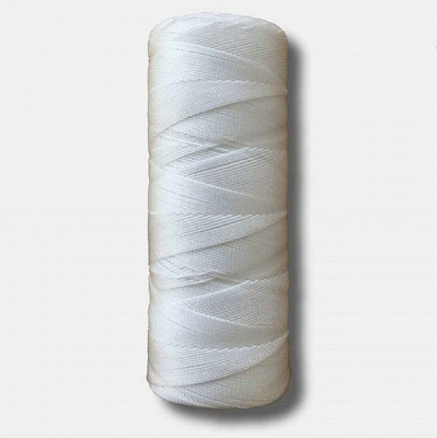 Шпагат капроновий 1 мм 230 м білий 0,1 кг