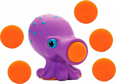 Стреляющая зверушка Squeeze Popper Осьминог 54912