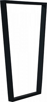 Ножка для письменного стола Трапеция 400x600x750 черная 