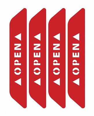 Светоотражающая наклейка LOOM Open LM-10078-red для твердых поверхностей