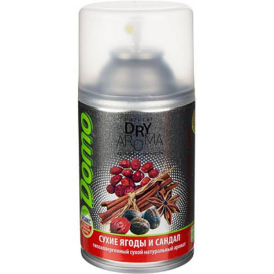 Сменный баллон для автоматического освежителя воздуха Domo Dry Aroma Сухие ягоды и сандал 250 мл