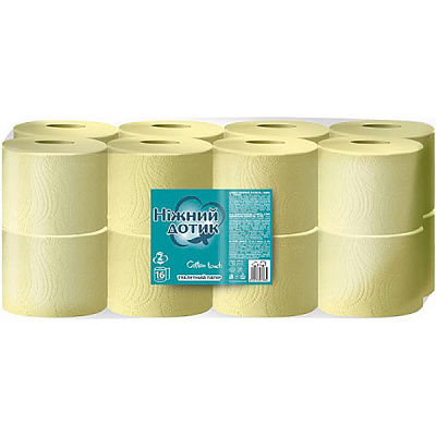 Туалетная бумага Ніжний дотик Gold двухслойная 16 шт.