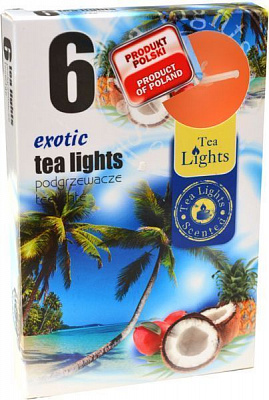 Набір свічок Екзотик 6 шт.