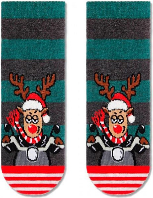 Носки мужские Conte DW NEW YEAR (короткие) 18С-80СП, р. 27 -29 р темно-бирюзовый 