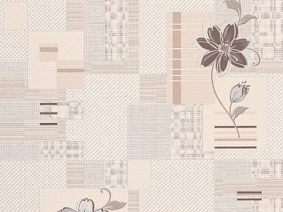 Обои виниловые на бумажной основе Славянские обои Comfort Цветок 5605-02 0,53x10,05 м 