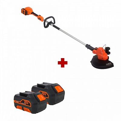 Триммер Tekhmann TCGT-300/i20 + комплект (батарея 2 шт.)