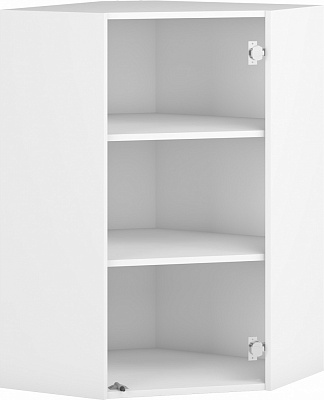 Шкаф верхний Грейд Оптимум угловая 594x926x594 мм белый