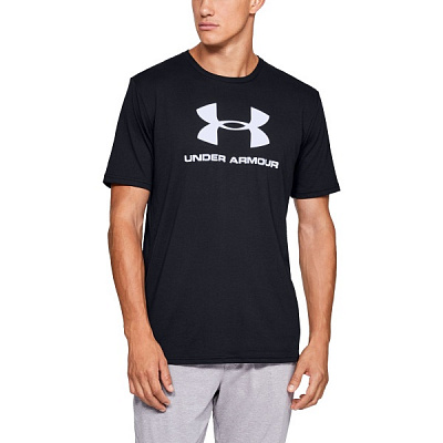 Футболка Under Armour SPORTSTYLE LOGO SS 1329590-001 р.XL черный