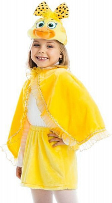 Костюм карнавальний КАРНАВАЛІЯ Качечка 4-7 років р.116-122 жовтий