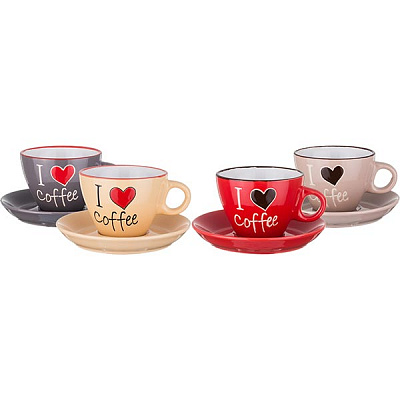 Набор для кофе Espresso 8 предметов на 4 персоны 107400231