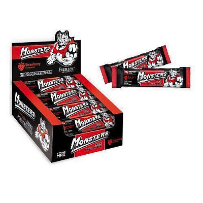 Батончик Vale STRONG MAX з полуницею 80 г