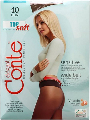 Колготки женские Conte TOP SOFT 40 den Mocca р. 4 мокко 