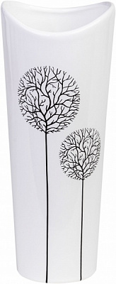 Ваза керамическая Eterna 210216 37 см белая 