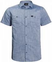 Рубашка Jack Wolfskin EMERALD LAKE SHIRT M 1402811-1588 р. 2XL синий